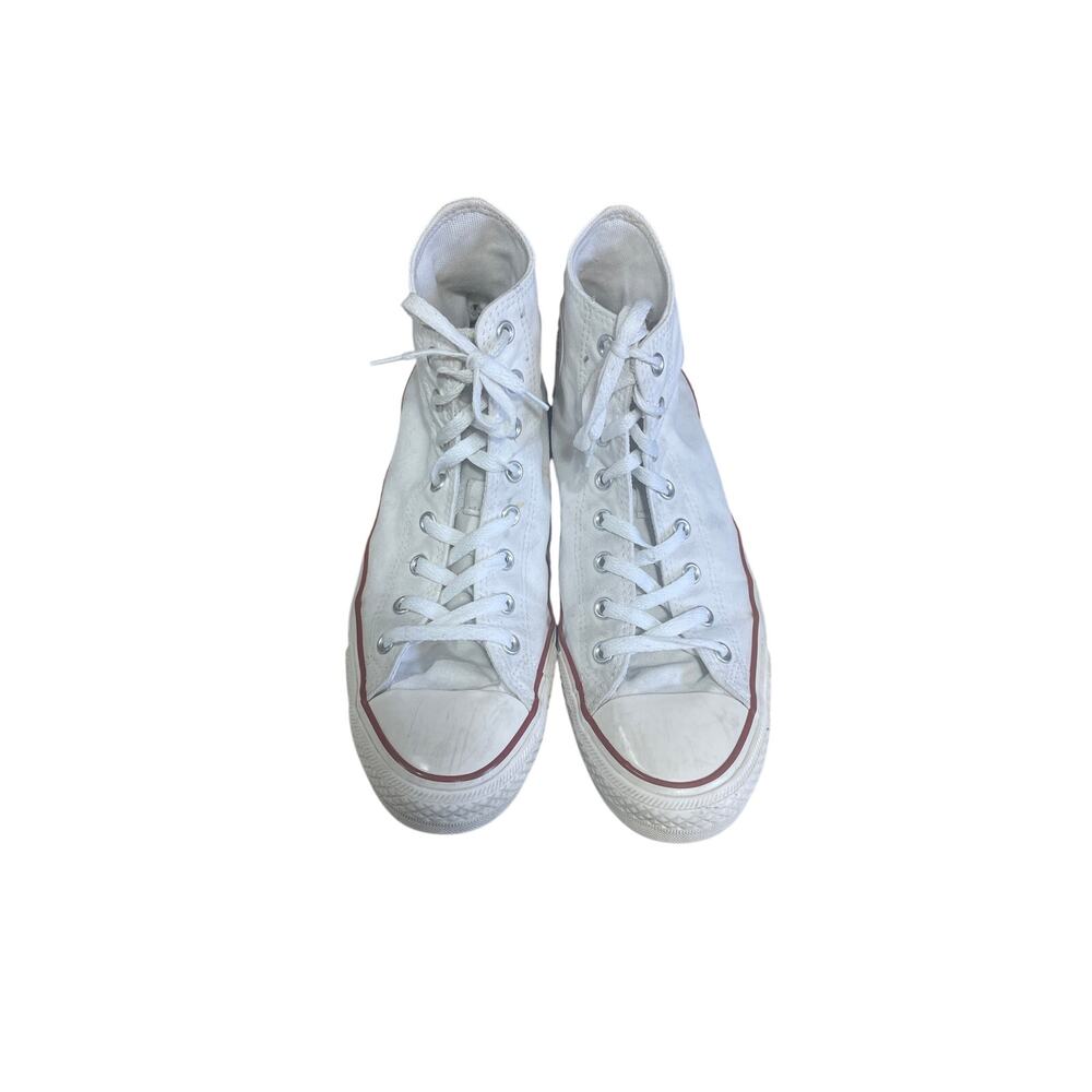 Converse Sneakers Chuck Taylor All Star High Top White Canvas Shoes Men’s 12